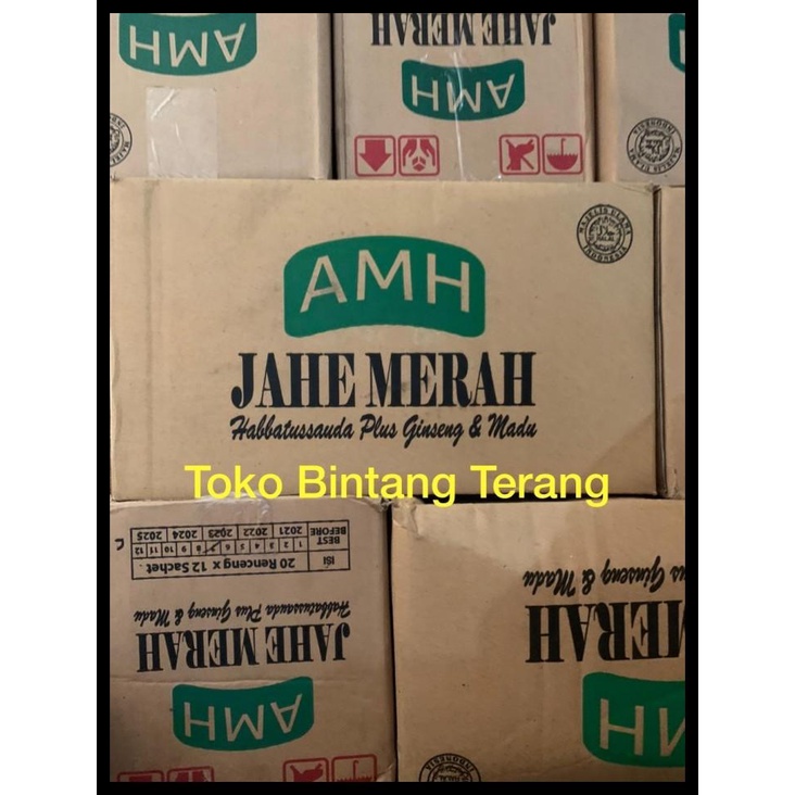 

DISKON TERBATAS !!! JAHE MERAH AMANAH AMH 1 BAL/BALL/DUS/KARTON ISI 20 RENCENG X 12 SACHET TERLARIS