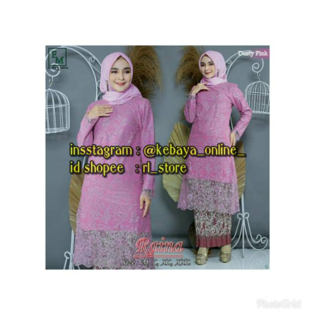 KEBAYA TILLE RAINA BORDIR /// CODE 0019