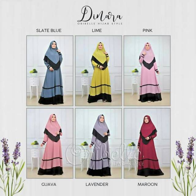 Gamis set syari Dinara by Oribelle