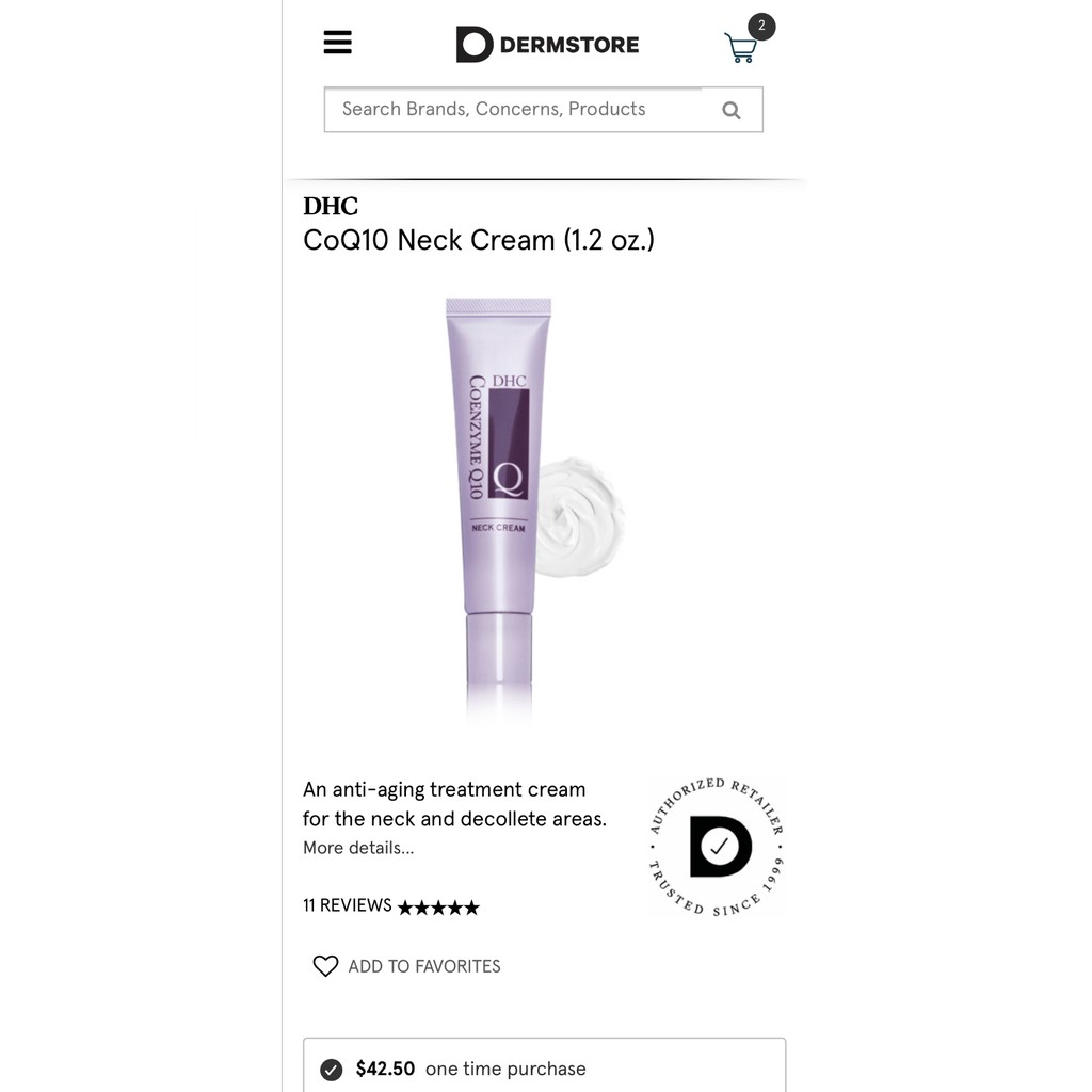 Dhc Coq10 Neck Cream Sample Q10 Firming Toning Moisturizer For Neck And Decolletage Shopee Indonesia