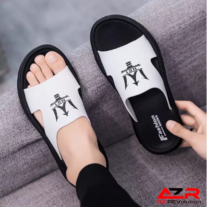 Sendal Supreme X FHASION X Stussy Slide Sport Putih Sandal Slop Pria Wanita Import Premium Flip Flop