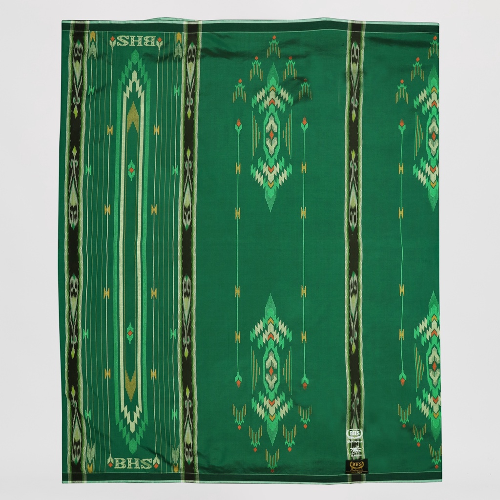 Sarung BHS Masterpiece Gold Motif Songket Idaman Diamond Hijau Kuning // BHS SID // COD