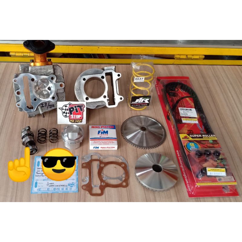 Bore up beat 130cc 150cc komplit plus cvt