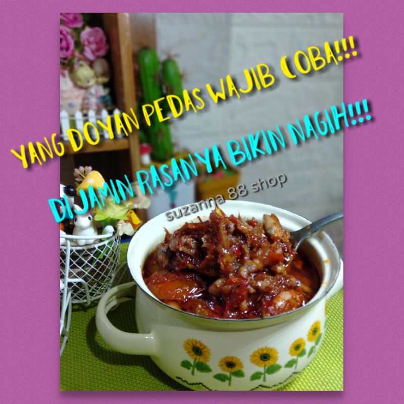 Sambal Baby Cumi,Teri Medan,Bawang