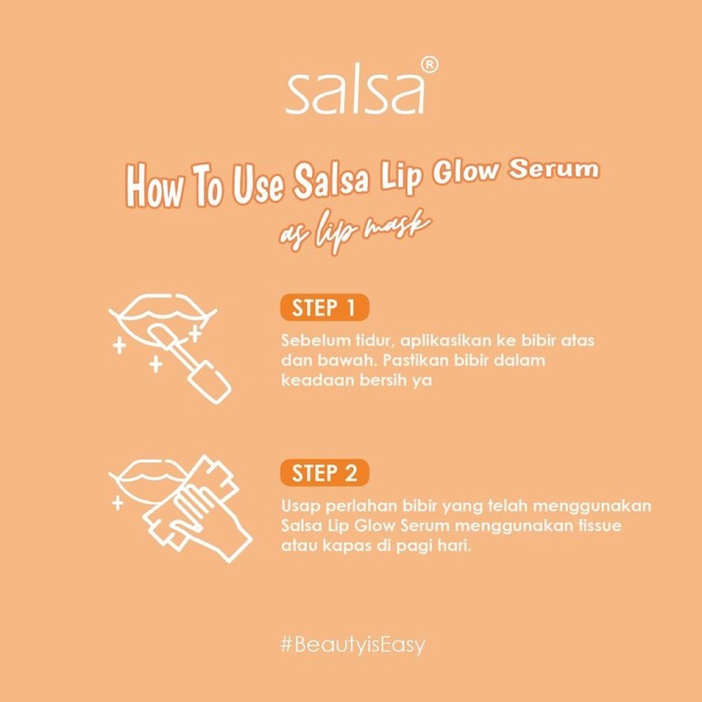 SALSA Lip Glow Serum Indonesia / Serum Bibir Lippie Gloss Tinted Colour Moisturizing 3gr / Coral Nude Twilight / Lipstick Lipstik Cream Matte Gincu Tint Velvet Stain Liner Plumper Perawatan Pelembab Pencerah / Cosmetic Eyebrow Eyeliner Mascara Paket Wajah