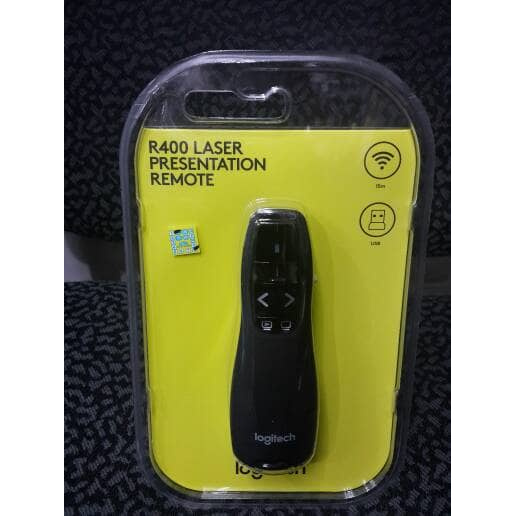 

A81Duya Laser Pointer Wireless Presenter Logitech R400 As71S0D