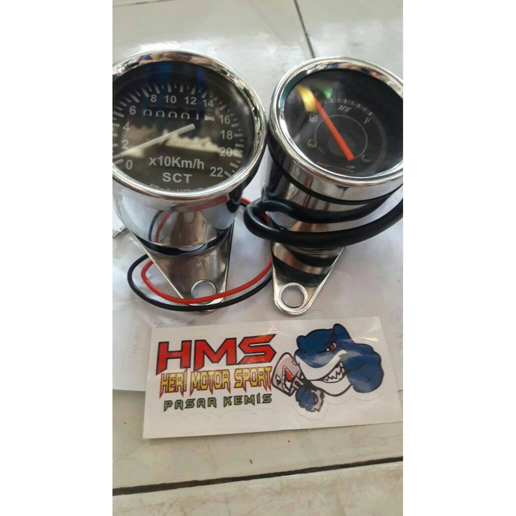 Speedometer/km dan amper bensin jarum variasi