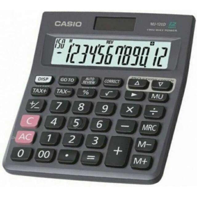 

Kalkulator/CALCULATOR CASIO MJ 120D~CHEK&CORECT#ORIGINAL CASIO