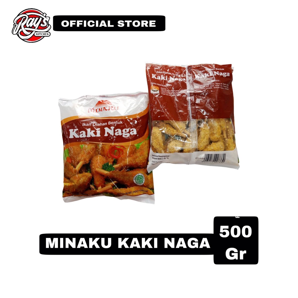 

Minaku Naget Kaki Naga 500gr - Olahan Beku Bentuk kaki nanga