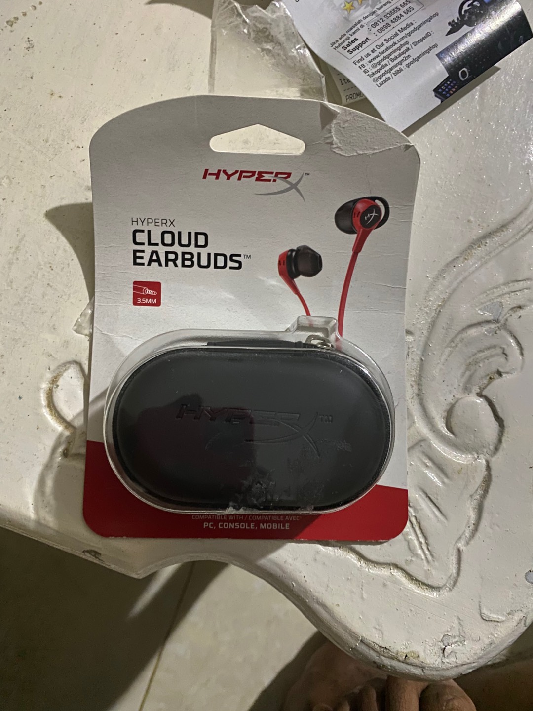 hyperx cloud earbuds lazada