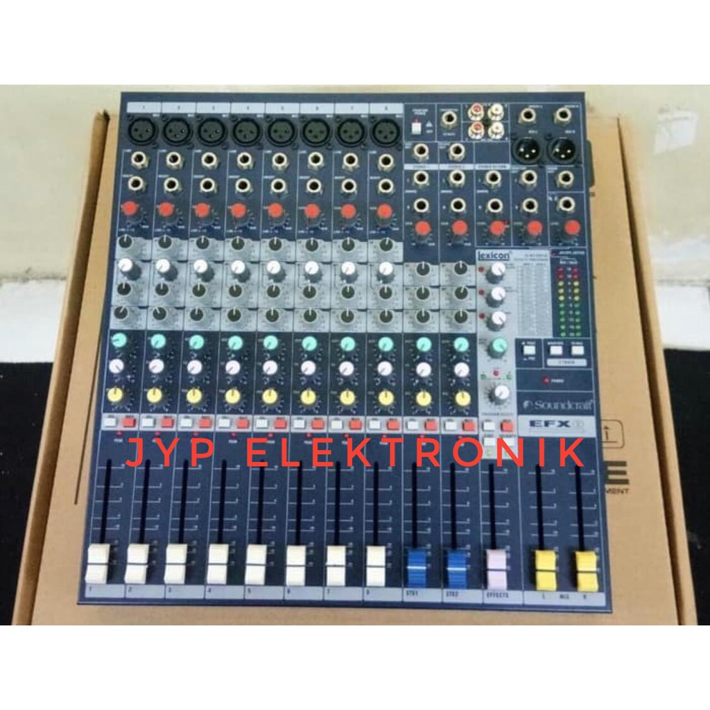 MIXER SOUNDCRAFT EFX 8 / EFX8 / EFX-8 8 CHANNEL
