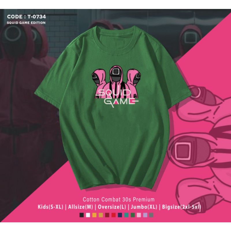 FREE CARD!!KAOS SQUID GAME EDITION/T-SHIRT KOREA SQUID GAME MASK 004