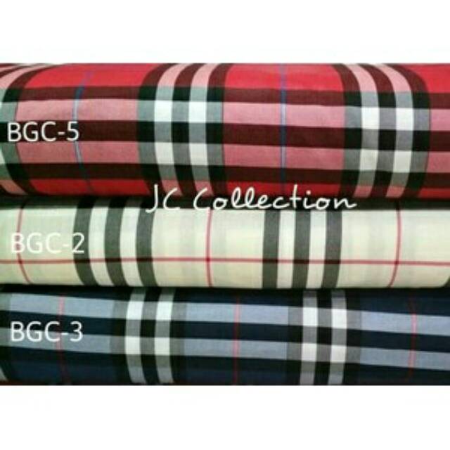 Bahan Katun Jepang Kotak-Kotak