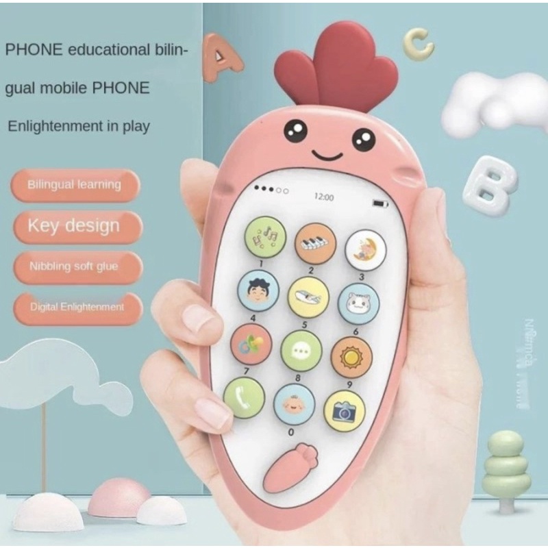 Mainan Ponsel Anak Bayi - Handphone Bayi - Toys Baby Phone Music