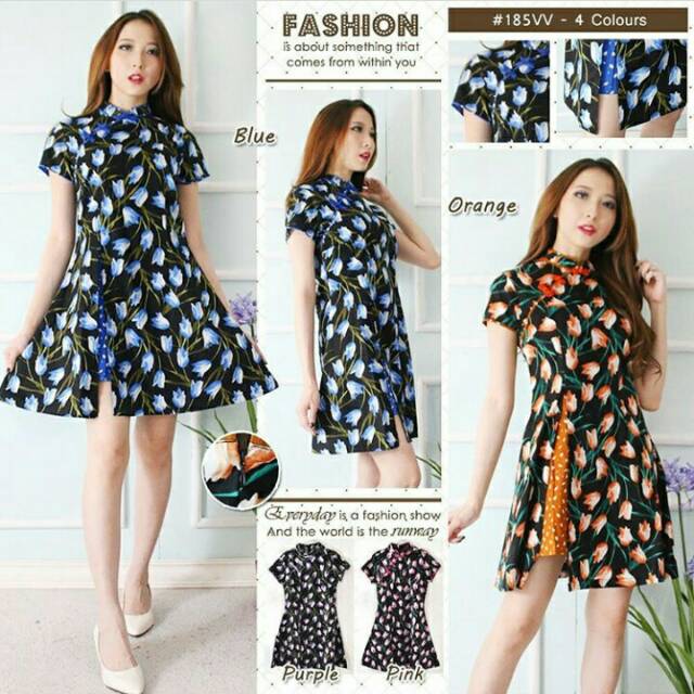 Dress Shanghai Batik Stretch