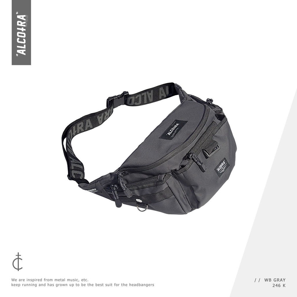 WB GRAY / WAISTBAG