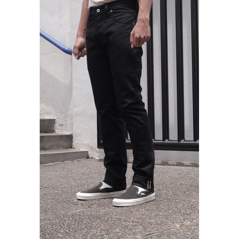 black selvedge denim