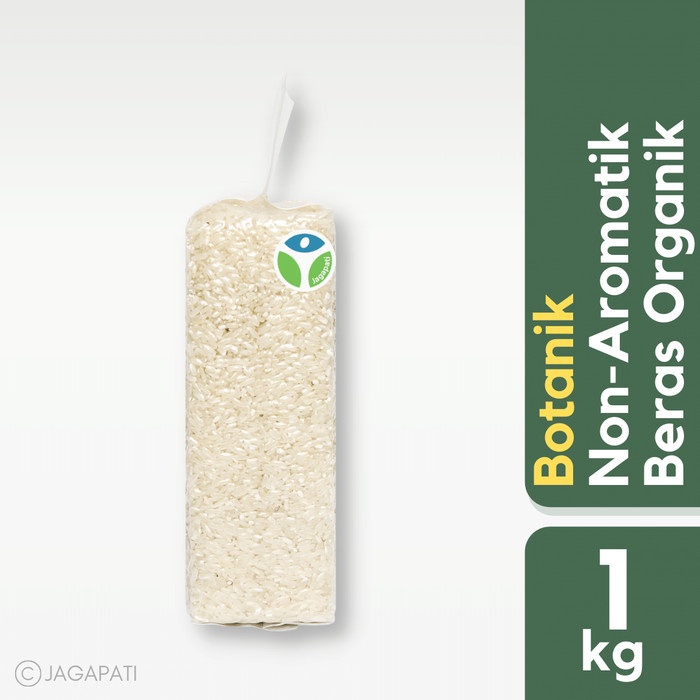 

gr20111r Beras Putih Non Aromatik Organik- Botanik - 1Kg - Bondowoso - Jagapati Sv012Ss