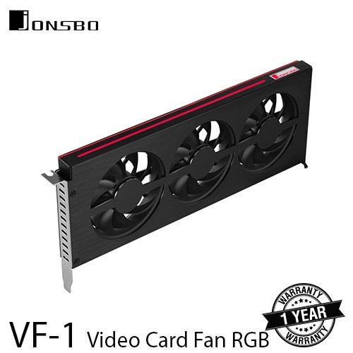 Jonsbo VF-1 Video Card Fans RGB VGA Cooling Fans PCI Bracket
