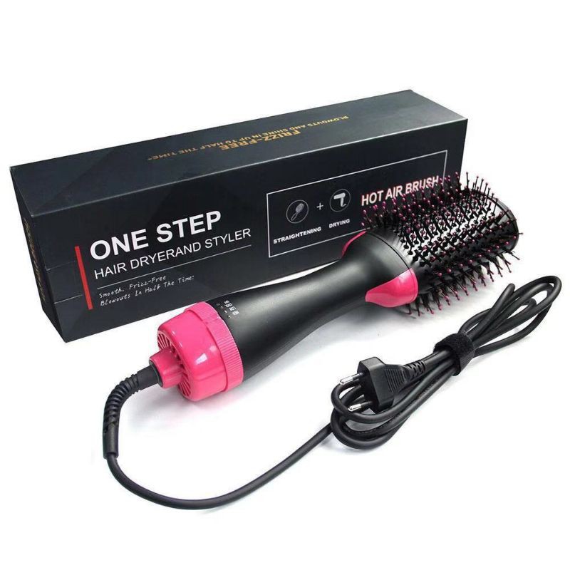 Blower One step hair dryer and styler hot air brush sisir