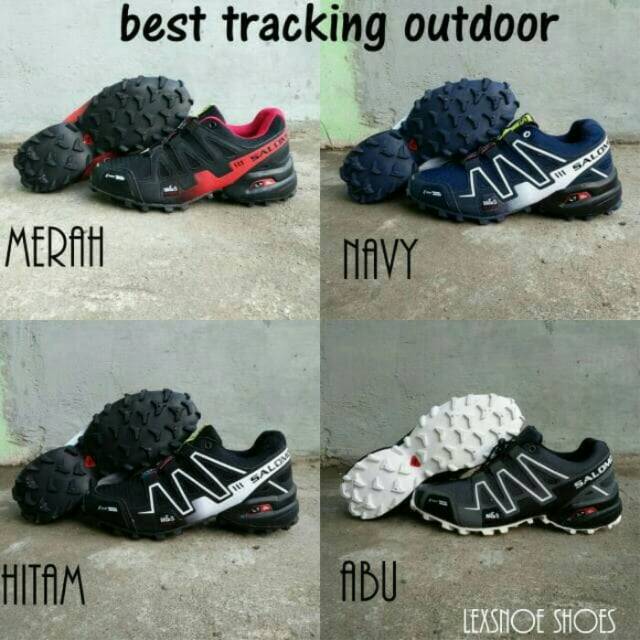 sepatu gunung salomon tracking