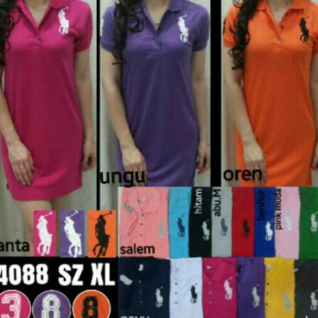 dt84 dress polo big size xxl ci64