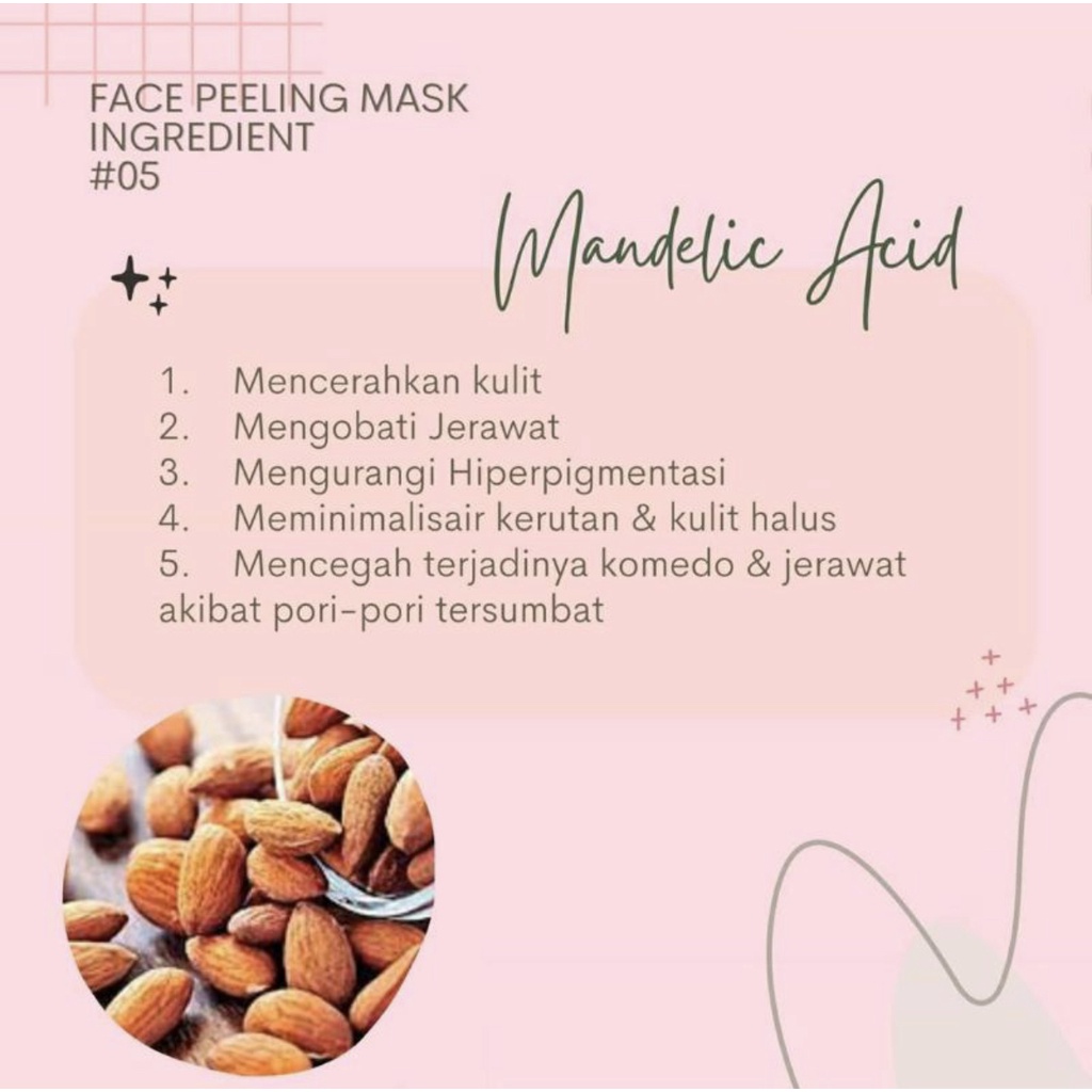 Byzoe Face Peeling Mask 5In1 Gel By Zoe Masker Kletek Korea Wajah Centela Peeling Mask Memudarkan Flek Hitam Wajah Mengangkat Komedo