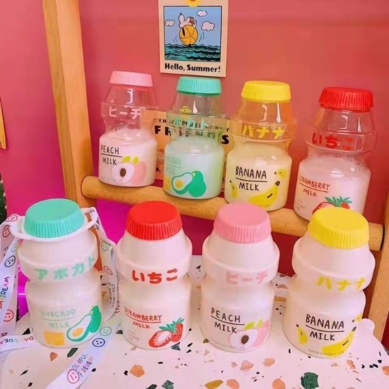 [BYK] Botol Minum Viral Unik / Botol Minum Anak Lucu / Botol Korea Serbaguna / Water Bottle