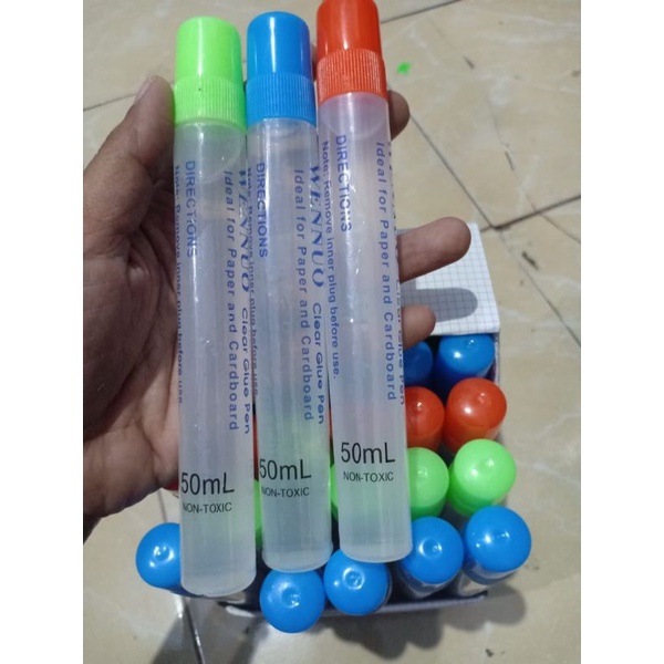 

(60gr) 1pcs lem cair wennuo 50ml