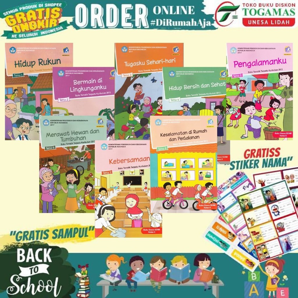 BUKU TEMA TEMATIK SD KELAS II TEMA 1 2 3 4 5 6 7 FREE BUKU TEMA TEMATIK SD KELAS II TEMA 1 2 3 4 5 6 7 FREE