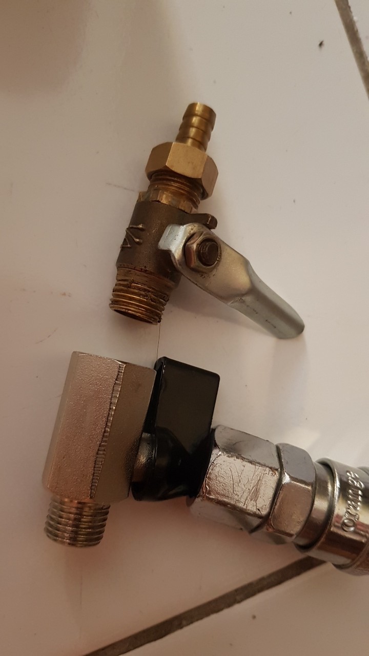 Mini Brass Ball Valve Bsp 1/8 1/4 3/8 1/2 Katup Kompresor Udara Berulir (1 Pc)