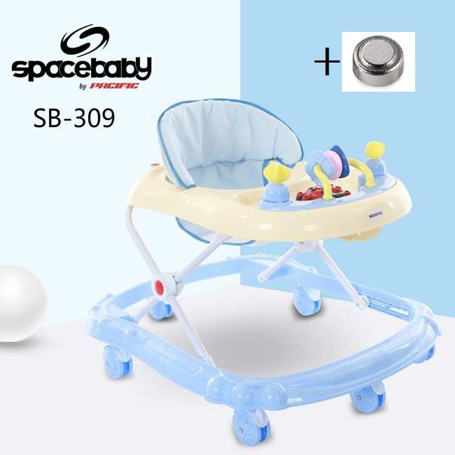 SPACE BABY Baby Walker SB 309 Music Mainan Puzzle SPACEBABY [ * FREE PACKING DUS ALAS ]