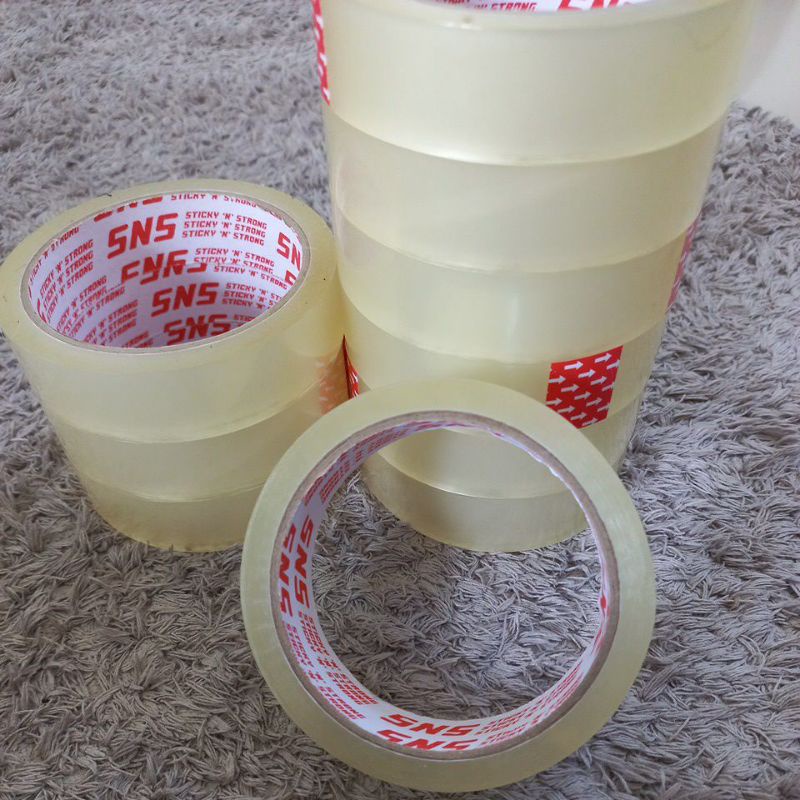 

isolasi selotip solatip solasi bening 1 inch 24 mm 85 yard kuat menempel perekat