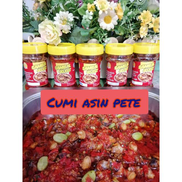 

sambal gojozz cumi asin pete