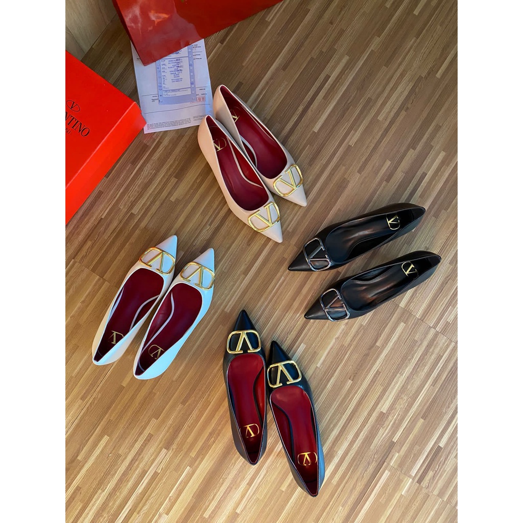 SEPATU HEELS WANITA IMPORT / VALEN VLTN HEELS 3CM