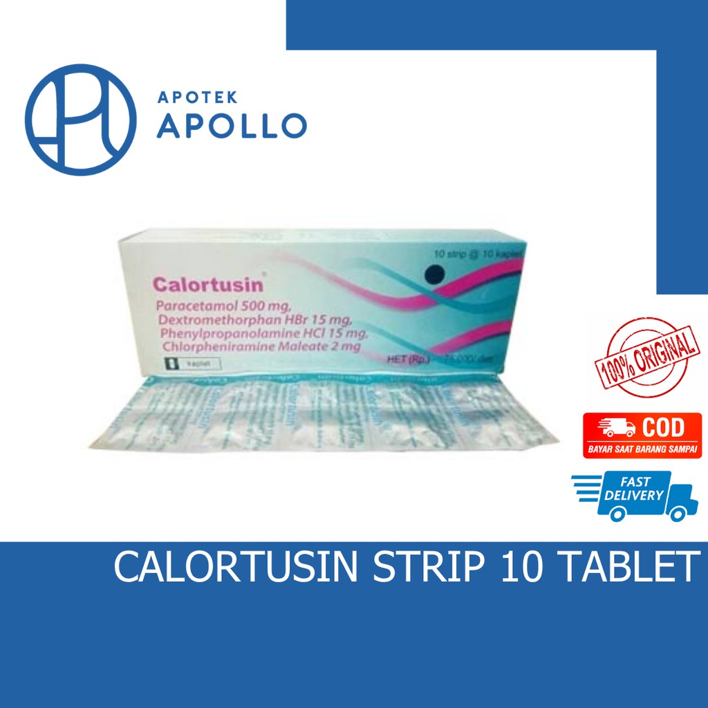 CALORTUSIN STRIP 10 TABLET