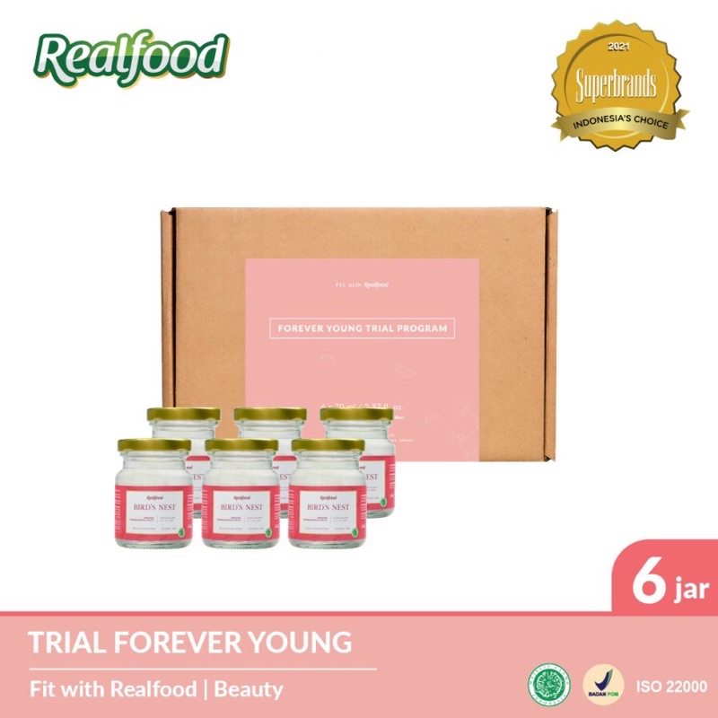 

Realfood Trial Forever Young Minuman Sarang Burung Walet + Kolagen