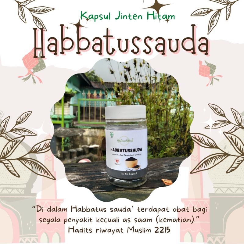 Kapsul Habbatussauda Jinten Hitam