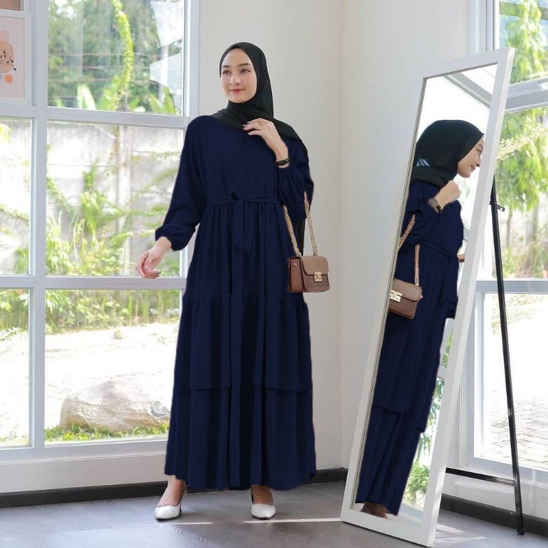 PROMO GAMIS MURAH/Gamis Busui/Gamis syari/Gamis Azzara fit to XL