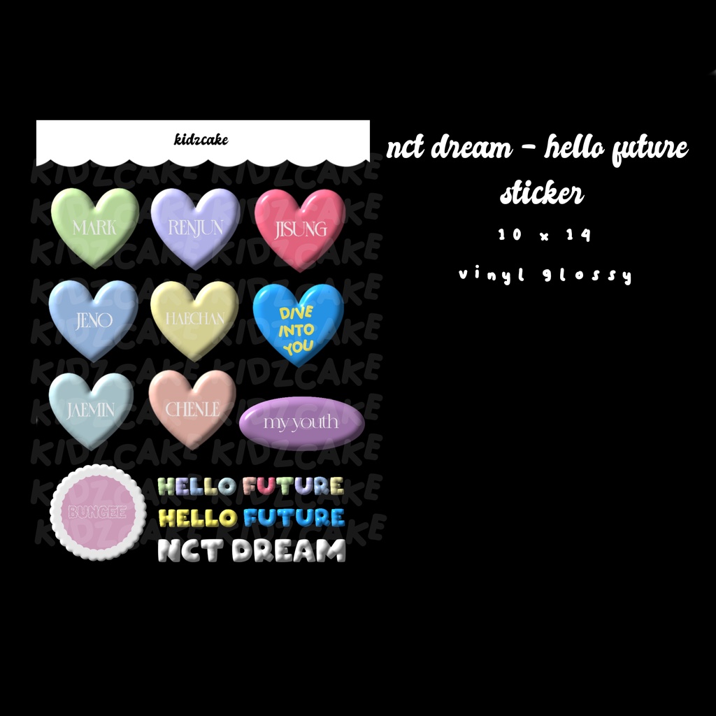 

kidzcake | nct dream hello future sticker deco