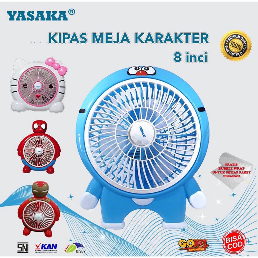 KIPAS ANGIN MEJA KARAKTER / KIPAS MEJA KARAKTER / KIPAS ANAK / KIPAS KARAKTER FBL