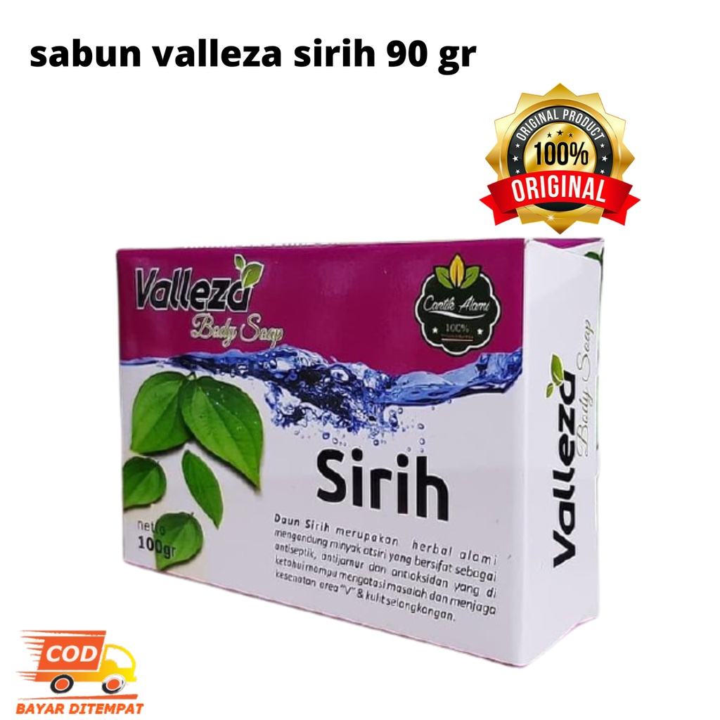 Sabun Batang Sirih Valleza 90 gr