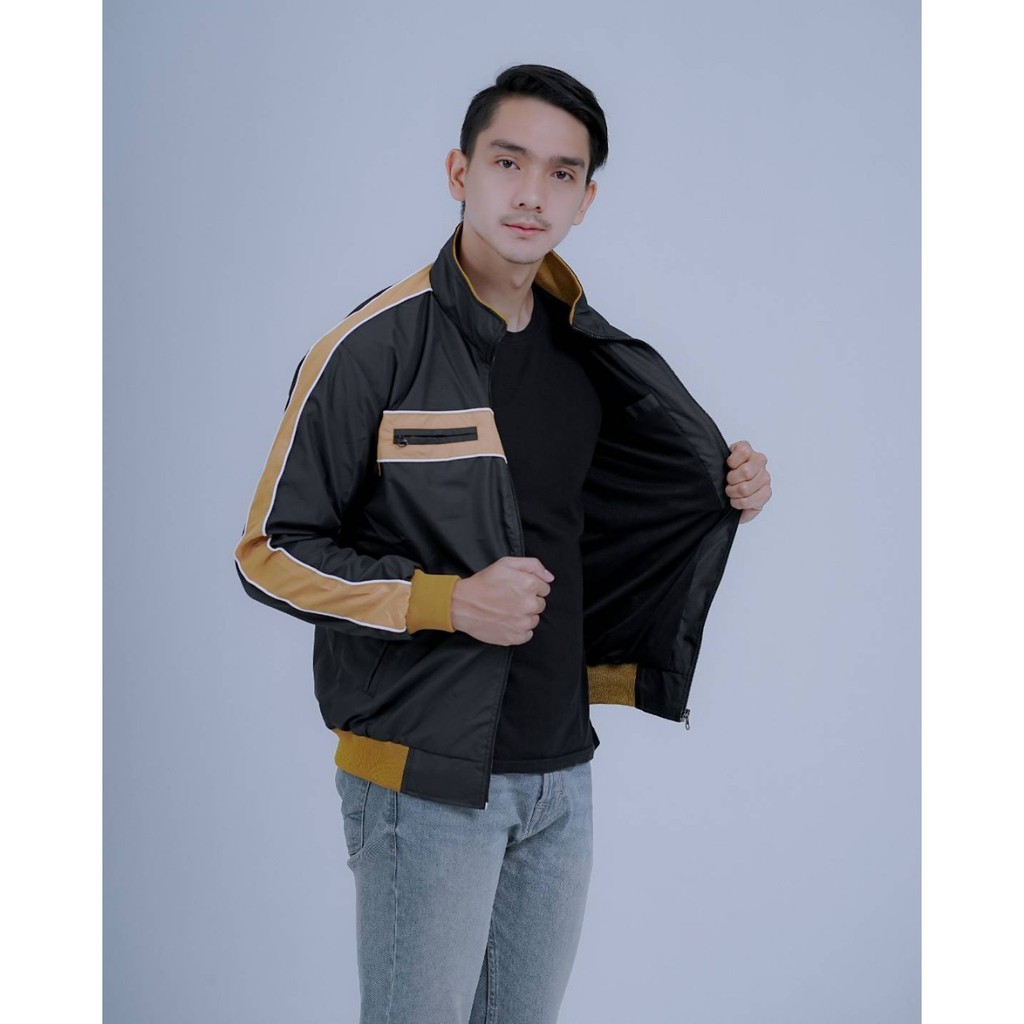 JAKET PARASUT PRIA JAKET OUTDOOR ANTI AIR WATERFROOF JAKET Untic TASLAN LIST ORIGINAL