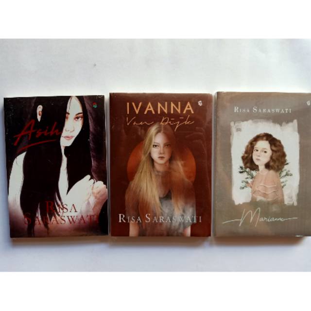 Paket 3 novel risa saraswati asih ivanna mariane #novelhoror #novelmisteri