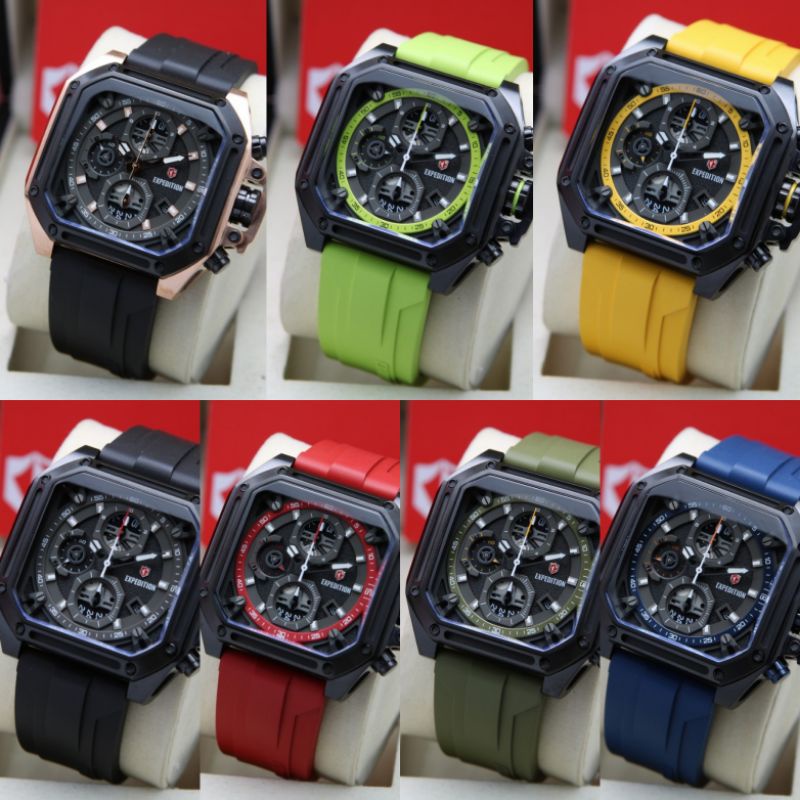 expedition 6812 / se 6812 / jam tangan expedition karet /expedition karet