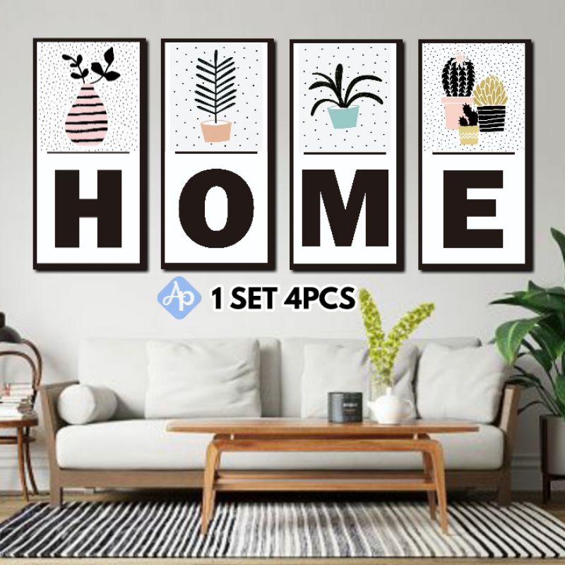 HIASAN DINDING 1SET HOME DECOR PAJANGAN KAMAR KODE HM 1 ads