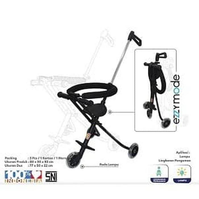 Ezzy stroller microtrike pmb sepeda anak ezzy stroller pmb