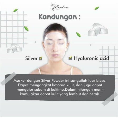 [ 1KG=60Pcs ] MASK Lea Gloria Peel Off With Petals BPOM 15gr/Lea Gloria mask 15gr (BPOM)