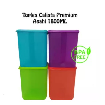 Toples Plastik Calista Asahi 1800ml Premium Sealware