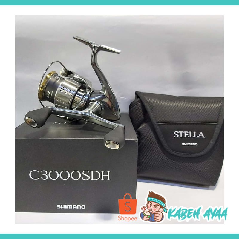 (Promo COD) Reel Shimano Stella C3000SDH 2018